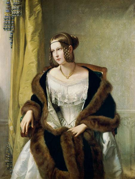 Philipp veit Portrait of Freifrau von Bernus China oil painting art